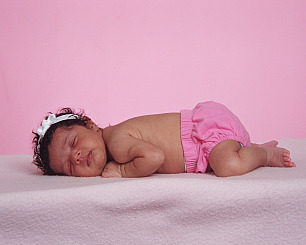 un b�b� tout rose